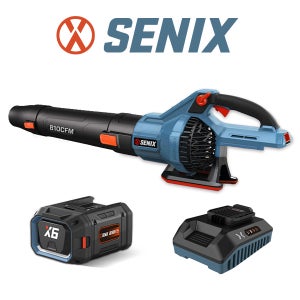 세닉스 송풍기 60V 무선 전동 대포 낙엽 강력 세차 제설 블로워 세트 BLAX6-M1-EU 본체 + 3.0배터리1개 + 급속충전기 1개
