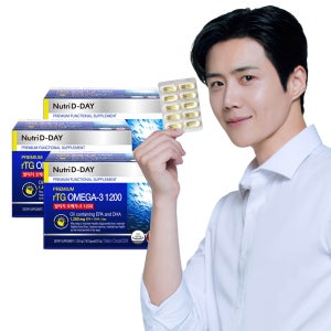 뉴트리디데이 캐나다직수입 rTG알티지오메가3 1200 x 3개 총18개월분