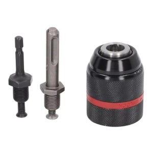 고강도 드릴척 13mm 1/2 키레스척 임팩용 sds plus용 호환 아답터 포함 세트