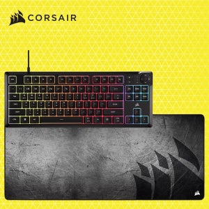 커세어 K55 CORE TKL RGB 저소음 멤브레인 게이밍키보드 + MM350 PRO EXTEND