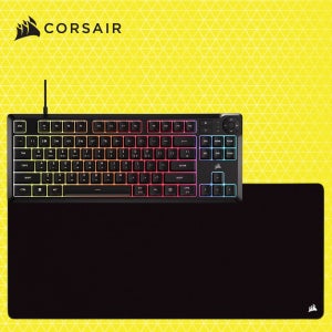 커세어 K55 CORE TKL RGB 저소음 멤브레인 게이밍키보드 + MM350 PRO EXTEND 블랙