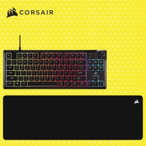 커세어 K55 CORE TKL RGB 저소음 멤브레인 게이밍키보드 + MM500 V2 EXTEND
