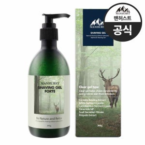 맨허스트 저자극 미산성 보습 트러블 안나는 시카 쉐이빙 젤 포르테 300g