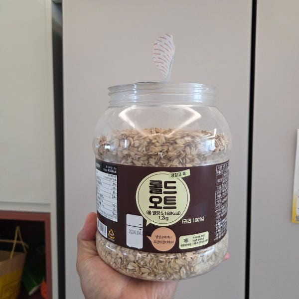 냉장고 쏙 롤드 오트 1.2kg, 1개