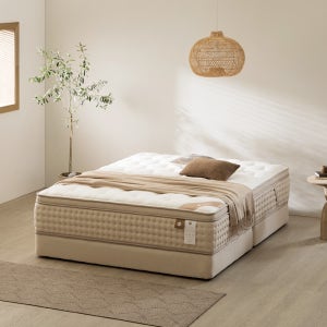 젠티스by 오프엠 오프모드 매트리스 침대 파운데이션3 무헤드형, K(킹), 멜란지베이지