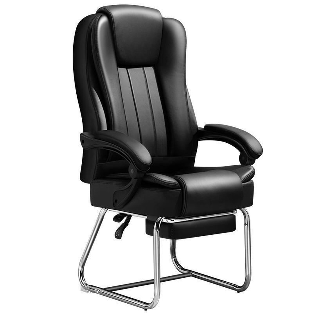 바퀴없는책상의자 고정식 등받이 대기실 사무용 회의실 게이밍 리클라이너 책상