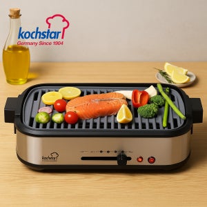 콕스타 무연 전기 그릴 안방에서 연기안나는 삼겹살 가정용 고기굽는기계 NKTSG-1000