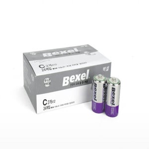 24P 벡셀 C형 건전지 C형망간건전지