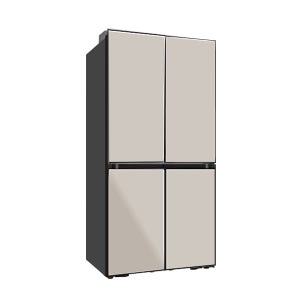 삼성전자 비스포크 1등급 냉장고 4도어 키친핏 Max 637L (UV탈취) RM70F64R1G 베이지