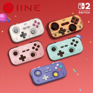이이네 닌텐도 스위치2 크로노스 레트로 무선 프로 컨트롤러 게임패드 조이콘 프로콘 PC 안드로이드