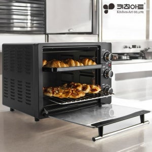 키친아트 전기오븐 20리터 상하2중열선 오븐 KNOV-C32 블랙/화이트 선택