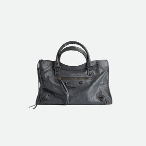 발렌시아가 르 시티 미디움 토트백 볼캐닉 록 8230582ABEK1251