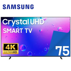 삼성 TV 75U8000F 25년형 크리스탈 UHD 4K 189cm(75인치) LED 스마트 티비 수도권 스탠드
