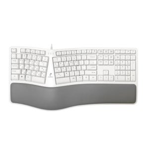 무소음 유선 인체공학 일체형 키보드 화이트 PEK-N3000 사무실