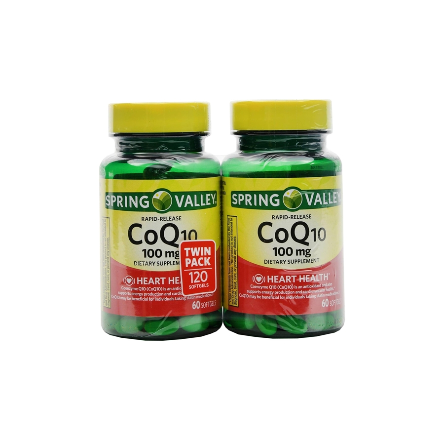 <b>스프링 밸리</b> 코큐텐 100mg 60소프트젤 2팩