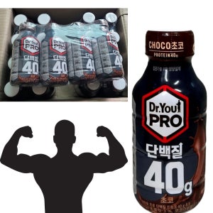 닥터유 프로 단백질 드링크 초코 350ml 20개 프로틴 헬스 음료 초코맛