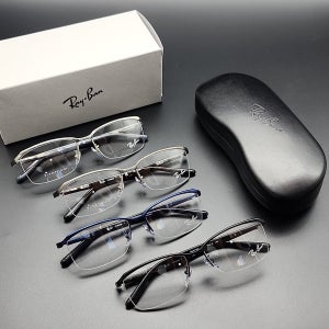 레이밴 8779 고급스러운 남성반무테 티타늄안경