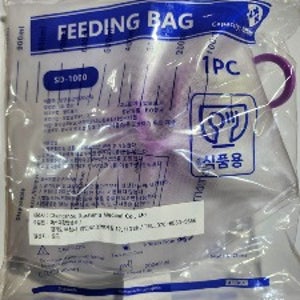 에스디 SD 피딩백 1000ml 100개입 박스 의료용 멸균 영양공급 튜브백