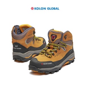 코오롱글로벌 50대 아웃도어스타일 안전화 천연누벅가죽 편한 작업워커 건설필수