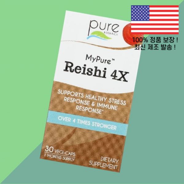 <b>퓨어</b> 에센스 마이 영지 4배 식물성 베지캡슐 30정 <b>Pure</b> Essence <b>My</b> Reishi 4x 30 Vegi Caps