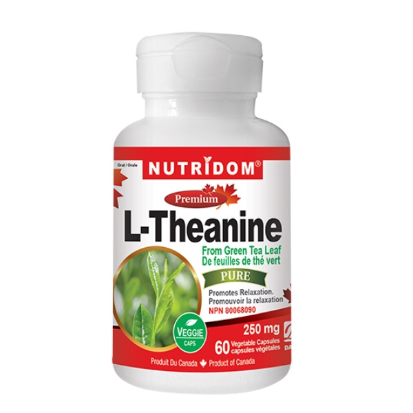 뉴트리돔 <b>L</b> <b>테아닌</b> 60정 엘<b>테아닌 250mg</b> 카포리아