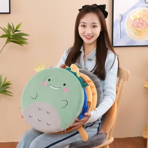 사무실 학생용 귀여운 고양이 펭귄 상어 푹신한 메모리폼 방석