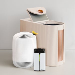 [클레어 x 에코체] 냉장고 탈취기 / 공기청정기 + 음식물 처리기 MINI 2L SUS-2L1A 패키지