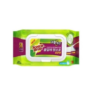 물걸레 3M 청소포 더블액션 표준형 20매 리필 밀대걸레