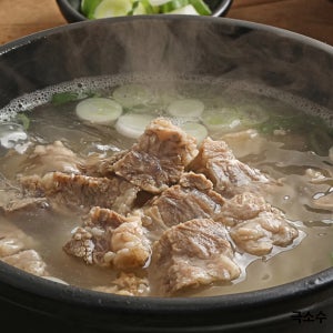 극소수 순살 소 갈비탕 1팩 뼈없는 보양식 맑은 사골 소고기 밀키트 간편조리 국밥 우사골