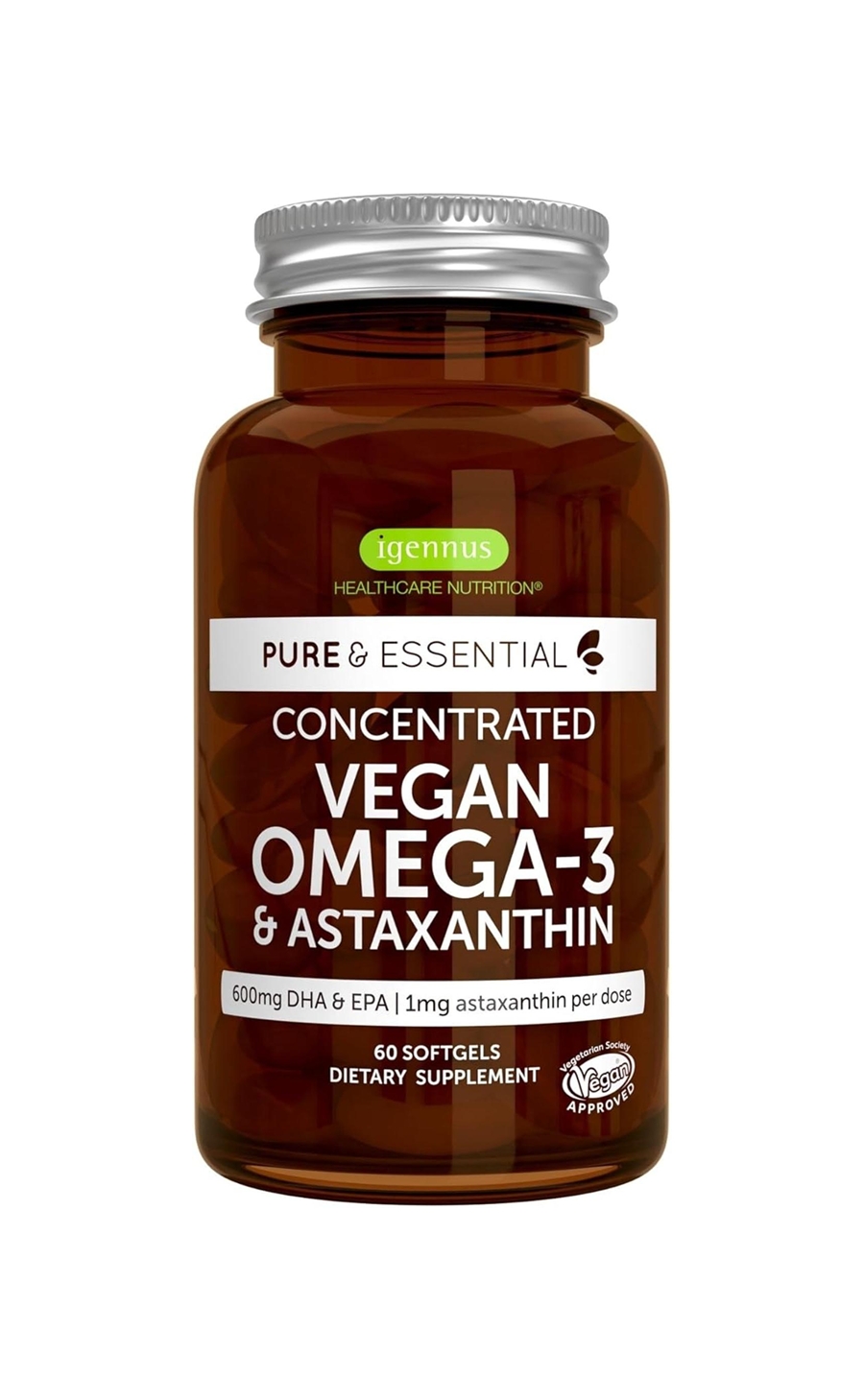 <b>아이제너스</b> 오메가3 600mg 아스타잔틴 1mg 60소프트젤