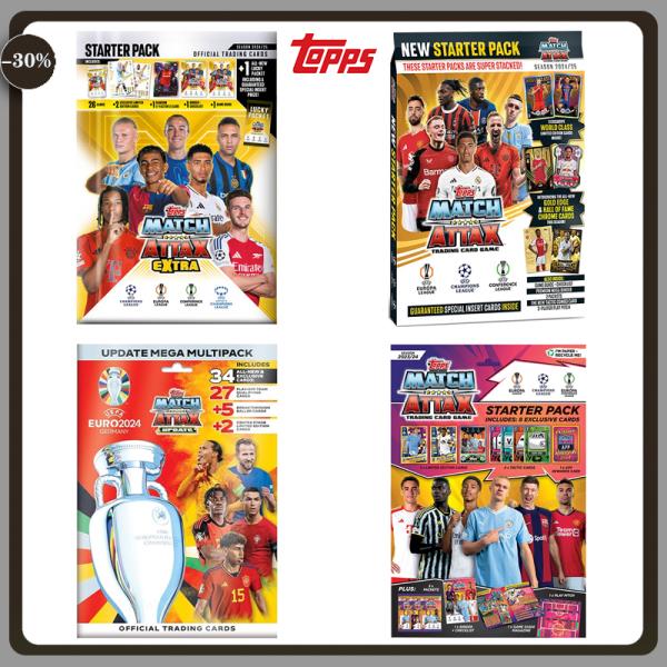 2024/2025 탑스 매치 어택스 엑스트라 챔피언스 리그 스타터 팩 한정 시그니처 축구 컬렉션 카드 팬