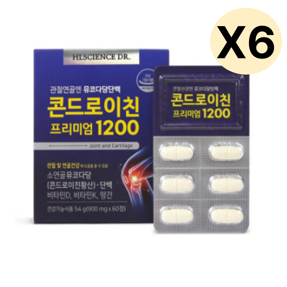 관절연골엔 뮤코다당단백 콘드로이친 프리미엄 1200