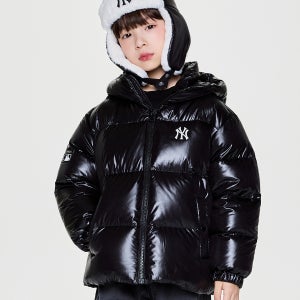 [MLB 키즈] 에어 데일리 글로시 숏 덕다운 NY (Black) 7ADJB0556