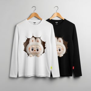 긴팔 라부부 스프런키 아동 주니어 labubu 등원룩 가족룩 커플룩