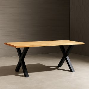 모데나 비취우드 2000 6인 테이블 네추럴 카페테이블 고급식탁 디자인