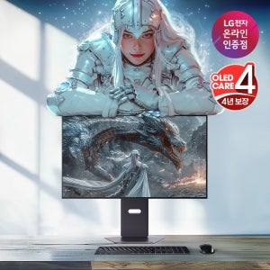 (올레드 케어 4년) 혜택가110만 LG 32GX850A OLED 4K UHD 330Hz 듀얼주사율 게이밍모니터 80~81cm(32인치)