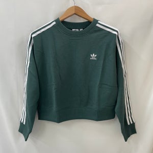 아디다스 여성 맨투맨 삼선 크루 트랙탑 라운드티 긴팔 티셔츠 PO D14