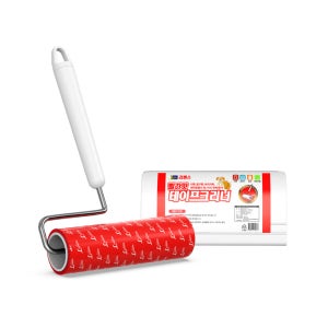 (2개구매 추가할인)빨간맛 테이프크리너 3종세트 (본체+거치대+리필1P)