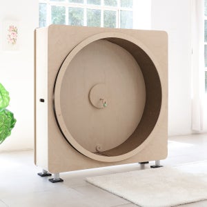 나비나무 레이져무빙캣휠 - 스퀘어 무소음 듀얼 베어링 프리미엄 캣타워