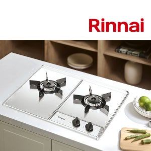 더빌트인 매립형 쿡탑 가스렌지 AC코드식 560x430 8R S206JAC LNG 실버 2구