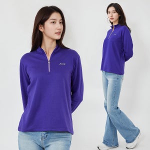 ASSENTY 모렉스 여성 휘슬 등산 티셔츠 반집업 스판 작업복 티 긴팔 상의 엄마 426