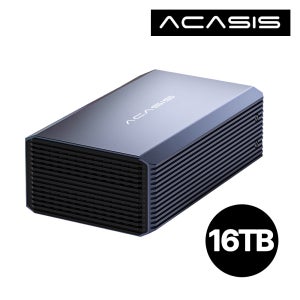 ACASIS 아카시스 EC-7352 16TB (8TB X 2) RAID 2베이 대용량 외장하드 데이터 복구 지원