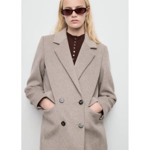 MANGO WOMAN 코트 DALI Medium Brown 17015791