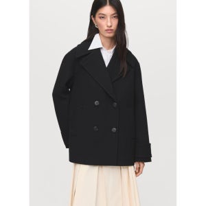 MANGO WOMAN 코트 GOYA Black 17005796