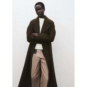 MANGO WOMAN 코트 TRAVIATA Khaki 17036745