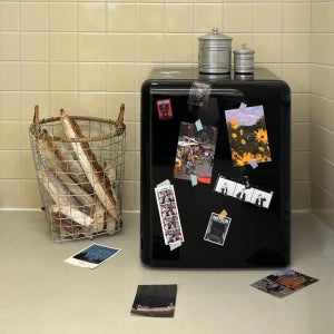 무소음 레트로 미니 30L 원룸 큐브 냉장고 WC-30C 윈세프 술장고 블랙