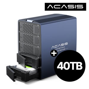 ACASIS 아카시스 EC-7355 40TB (아이언울프 8TB X 5) RAID 5베이 외장스토리지 DAS 외장하드
