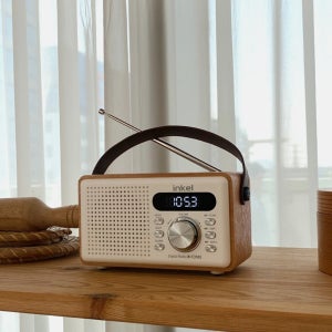 레트로 휴대용 FM라디오 재난 효도 가정용 탁상용 등산용 라디오 미니 클래식 블루투스스피커