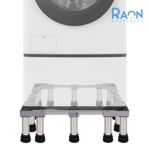 빅사이즈 세탁기받침대 20cm 높이조절 드럼 통돌이 건조기 냉장고 소음방지 수평 단차