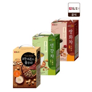 [탕비실] 담터 호두 아몬드 율무차 생강차 쌍화차 50입 X 3종 (총 150입)